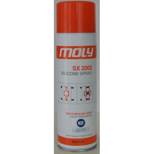 Moly Sx 2000 Gıda Onaylı Silikon Sprey 500 ML