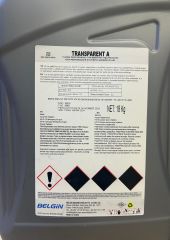 BELGİN TRANSPARENT A Taşlama Sıvısı  - 18 Kg