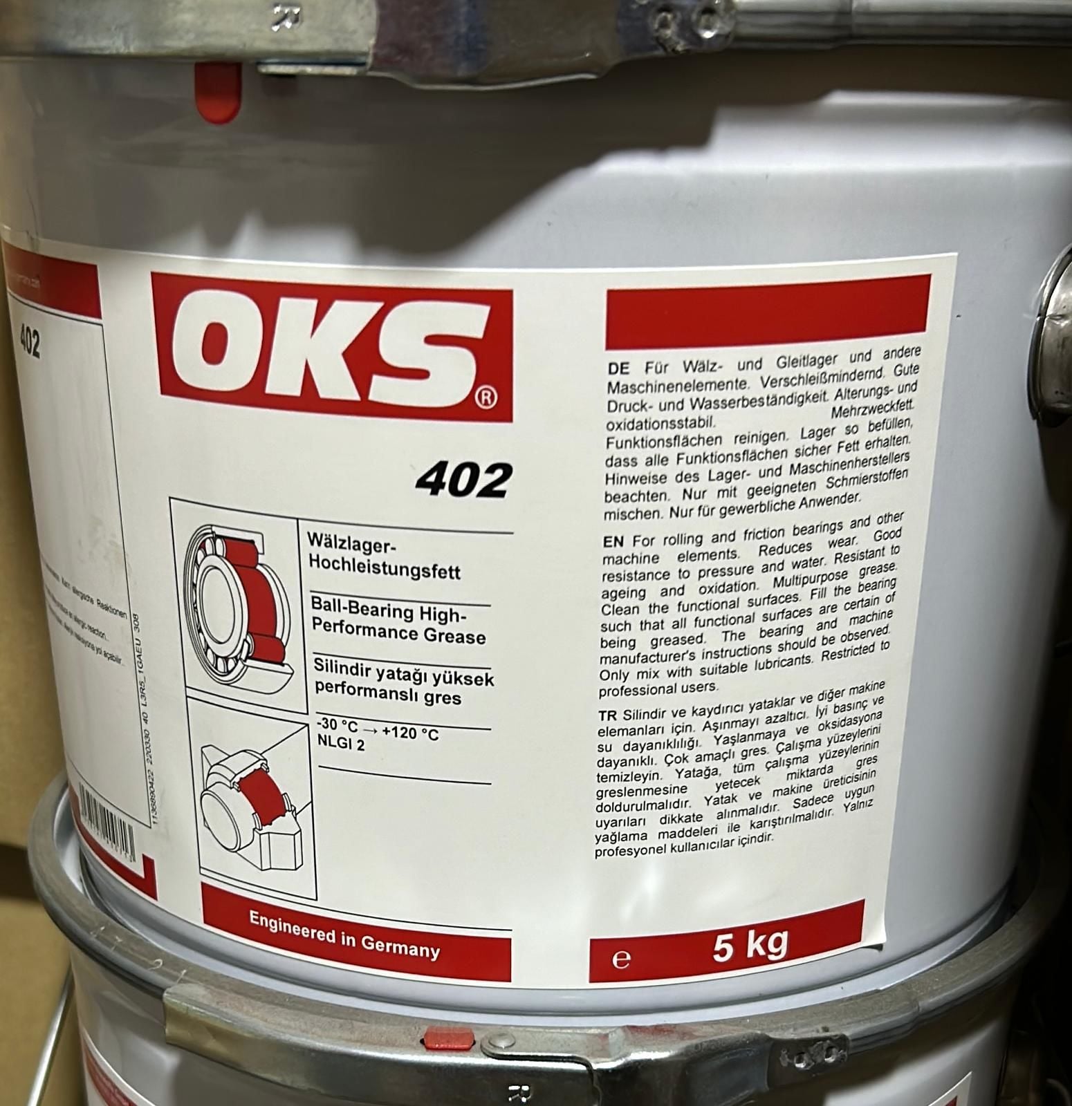 OKS 402 YÜKSEK PERFORMANS GRESİ 5 KG